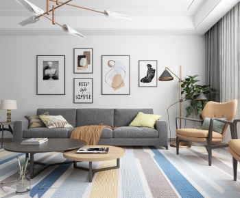 Nordic Style A Living Room-ID:772501463