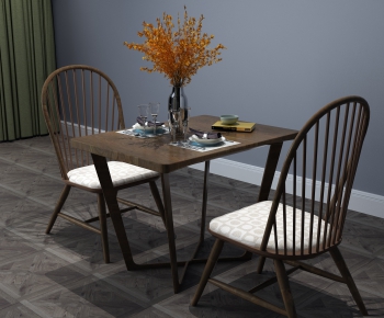 Modern Dining Table And Chairs-ID:971889826