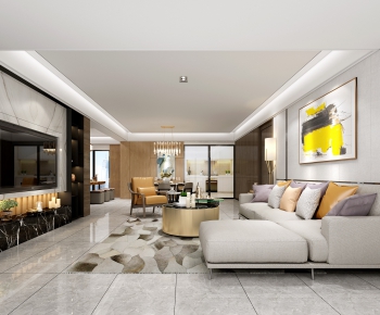 Modern A Living Room-ID:403447537