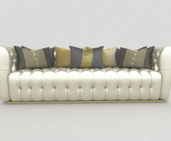 American Style Three-seat Sofa-ID:836733486