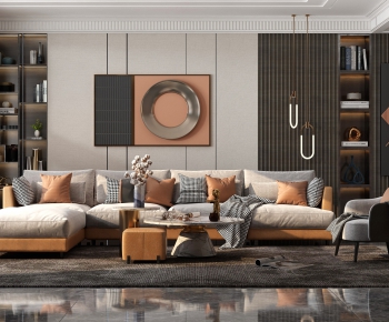 Modern A Living Room-ID:570700571