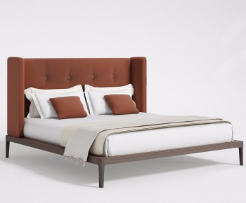 Modern Double Bed-ID:367287563