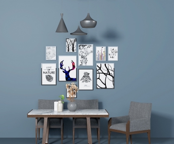 Modern Dining Table And Chairs-ID:432734718