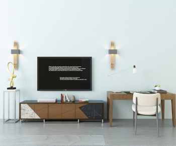 Simple European Style TV Cabinet-ID:174613734