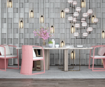 Modern Dining Table And Chairs-ID:298957977