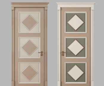 Modern Solid Wood Door-ID:611092481