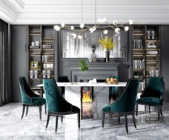 American Style Dining Room-ID:449748637