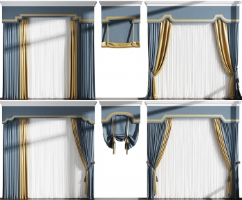 New Chinese Style The Curtain-ID:843718657