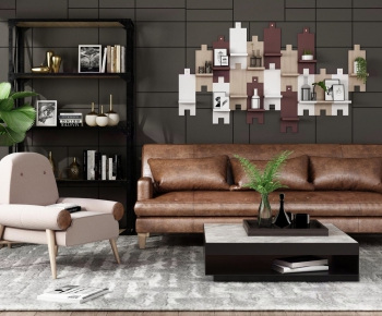 Nordic Style Sofa Combination-ID:217557453