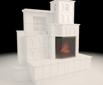 Modern Fireplace-ID:743580946