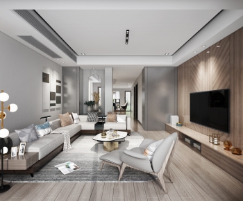 Modern A Living Room-ID:222154193