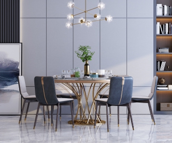 Modern Dining Table And Chairs-ID:280678725