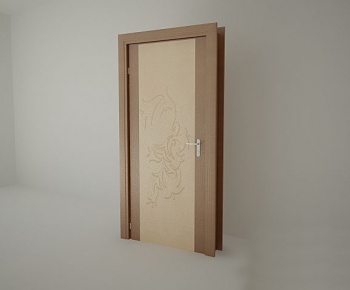 Modern Solid Wood Door-ID:770479176