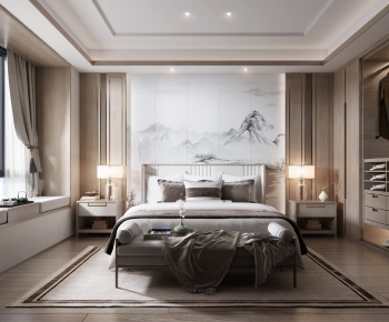 New Chinese Style Bedroom-ID:846953264