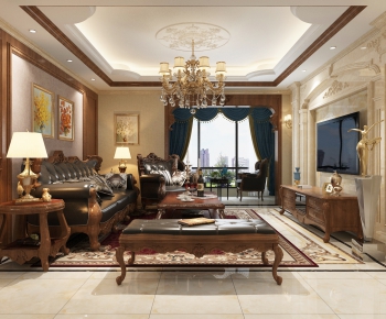 European Style A Living Room-ID:258558227