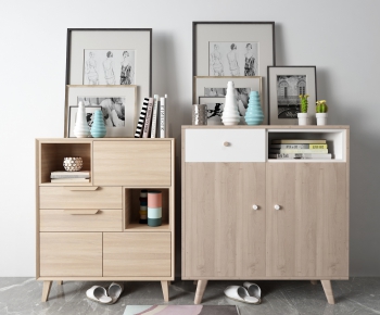 Nordic Style Shoe Cabinet-ID:500629733