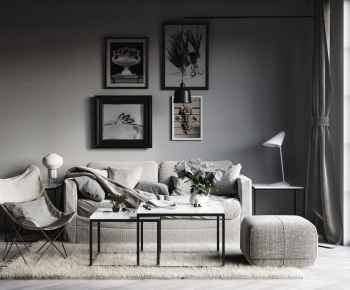 Nordic Style Sofa Combination-ID:308828778