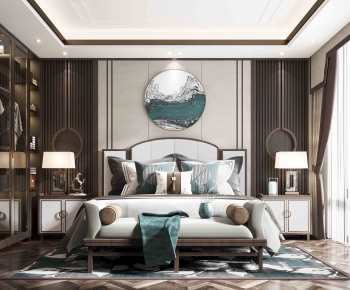 New Chinese Style Bedroom-ID:792270518