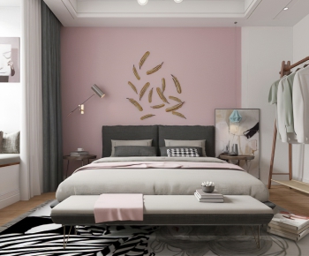 Nordic Style Bedroom-ID:503902786