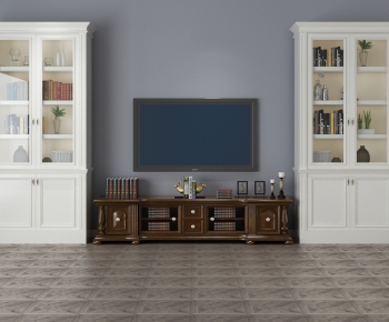 American Style TV Cabinet-ID:938612963