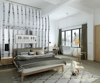 Nordic Style Bedroom-ID:288456261
