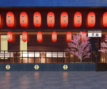 Japanese Style Facade Element-ID:546895933