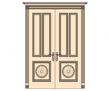 Modern Double Door-ID:164830651