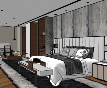 New Chinese Style Bedroom-ID:101537588