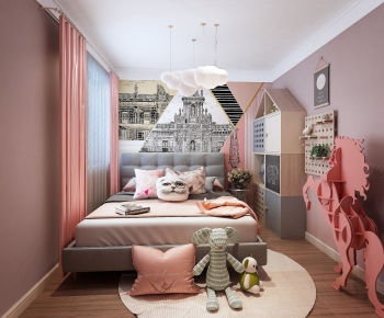 Nordic Style Girl's Room Daughter's Room-ID:822760313