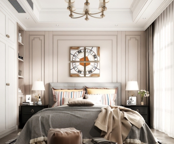 American Style Bedroom-ID:410389812