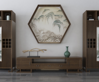 New Chinese Style TV Cabinet-ID:535353684