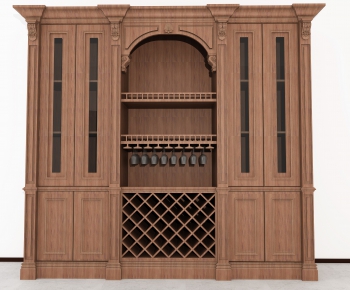 Simple European Style Wine Cabinet-ID:278415564