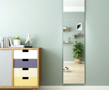 Nordic Style Decorative Cabinet-ID:357878694