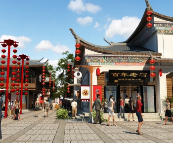 Chinese Style Building Appearance-ID:848579265
