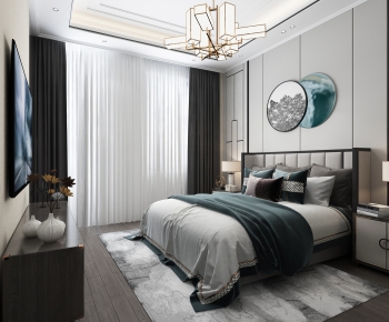 New Chinese Style Bedroom-ID:472226642