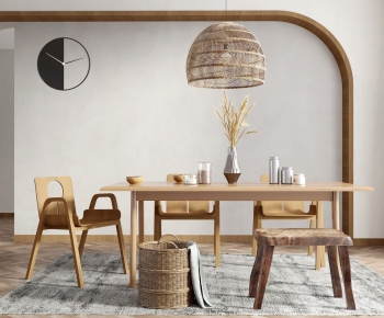 Nordic Style Dining Table And Chairs-ID:835787529
