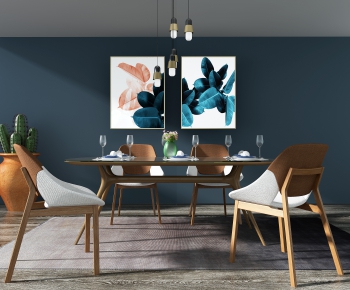 Modern Dining Table And Chairs-ID:503277449