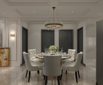 Simple European Style Dining Room-ID:281359559