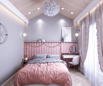 Nordic Style Girl's Room Daughter's Room-ID:370171668