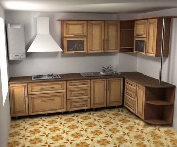 European Style Kitchen Cabinet-ID:209364974