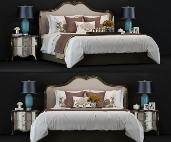 Modern Double Bed-ID:423887157