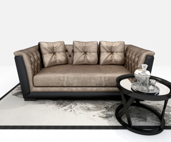 Simple European Style Three-seat Sofa-ID:641303258