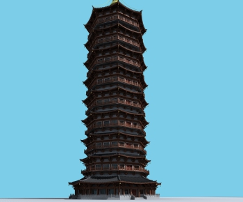 Chinese Style Ancient Architectural Buildings-ID:265279591
