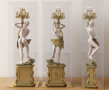 欧式艺术雕塑蜡烛摆台-ID:887623889