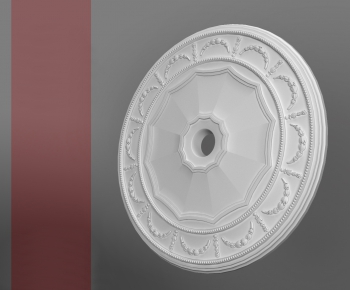 European Style Plaster Carved Top Plate-ID:734084514