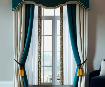 New Chinese Style The Curtain-ID:800857576