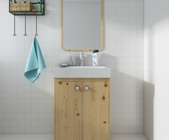 Nordic Style Bathroom Cabinet-ID:248491933