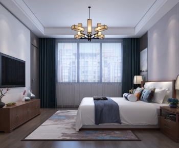 New Chinese Style Bedroom-ID:147597972