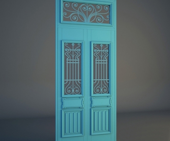 Modern Solid Wood Door-ID:543613211
