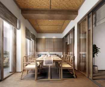 New Chinese Style Dining Room-ID:703201296